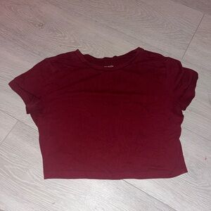 Wild Fable Burgundy Crop Top